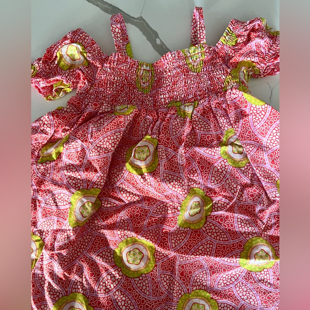 Size 18-24 Months Janie and Jack Beautiful Pink Pattern Dress